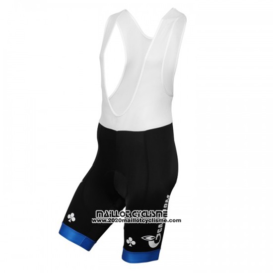 2016 Maillot Ciclismo Gazprom Rusvelo Colnago Bleu et Blanc Manches Courtes et Cuissard